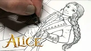 ALICE Through the Looking Glass [Part 1] - Sketching & Inking