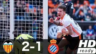 Valencia vs Espanyol 1-2, Goals and Extended Highlights