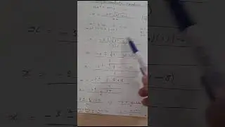 How to solve Quadratic Equations using the - b formula