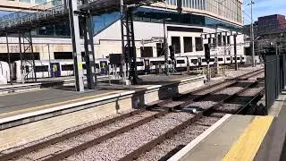 387302/387108 leaves Platform 10, London King&rsquo;s Cross (Greater London) (29/06/2024)