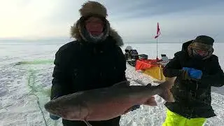 Winter commercial  fishing in Canada