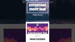 Entertainment Hub Redesign #browsergames #itchio #freegames
