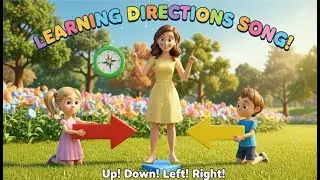 ➡️ Learning Directions Song | Left Right Up Down | Educational Rhyme for Kids | Nursery Rhymes 🎵✨