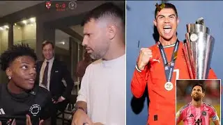 Sergio Ag&uuml;ero Mocks Cristiano Ronaldo&rsquo;s Nations League Win & Defends Messi at Club World Cup &ndash; Claps