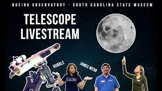 Observatory Telescope Livestream - The Moon, International and Deep Space Telescopes (Jan. 23, 2021)