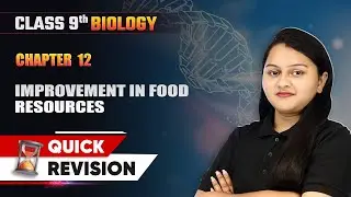 Improvement in Food Resources - Quick Revision | Class 9 Biology Chapter 12 | CBSE 2025-26