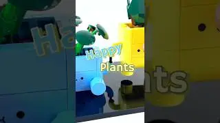Custom Display Case for Lego The Botanical Collection Happy Plants 10349 🍀