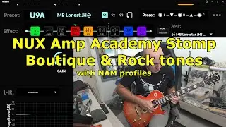 NUX Amp Academy Stomp | Boutique & Rock tones