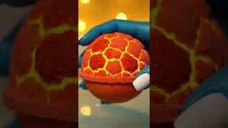 $1M Lava bath bomb! #alienasmr #bathbomb