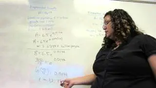 Applications of exponentials: Exponential Population Growth and Radioactive Decay