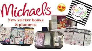 *NEW The Happy Planner sticker books & planners at Michaels 😍