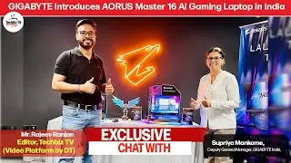 AORUS Master 16 India Launch | Exclusive Chat with Supriya Mankame, GIGABYTE India