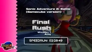 [AR] Sonic Adventure 2: Battle (GC/Emu) // Final Rush M1 as Amy - 2:28.49