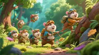 🐹🤝 Hamster Teamwork Adventure | Nursery Rhymes & Kids Songs
