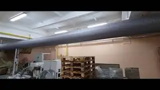 Текстильний повітропровід адіабатичного охолоджувача. Textile duct.