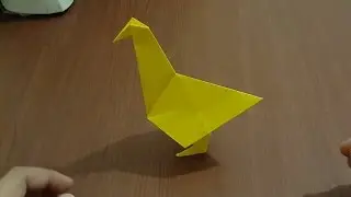 Cara Membuat Ayam Dengan Memakai Kertas Origami