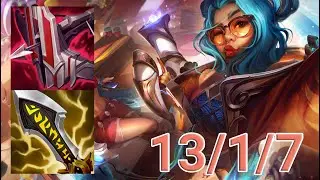 Zeri ADC VS Jinx | KR GrandMaster Patch 13.7