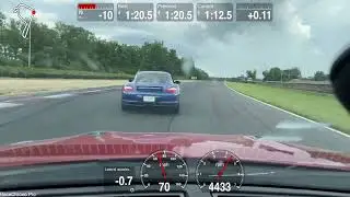 Nissan GTR at summit point fastest lap