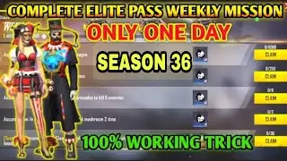 May Elite pass Mission || How to Complete May Elite pass Mission Season 36 Weekly 1 Mission🔥