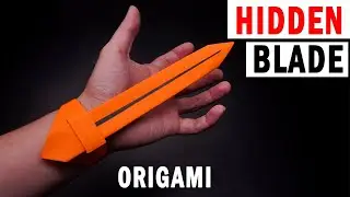 Easy Origami Hidden Blade: DIY Ninja Assassin's Toy Weapon