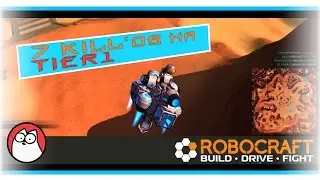 1ый Тест драйв звездолета и 7 фрагов - ROBOCRAFT (Tier1)