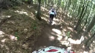 Bike Park S.Stefano d'Aveto - Tratto iniziale pista nera
