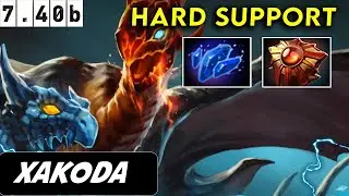 Xakoda Jakiro Hard Support - Dota 2 Patch 7.40b Pro Player Full Gameplay