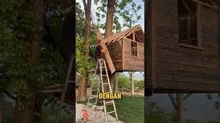 Bikin Rumah Pohon Untuk Cucunya Hasilnya Menakjubkan🤩 #shorts