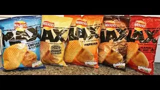 Walkers Max: Cheese & Onion, Cheeseburger, Paprika, Flame Grilled Steak & Flamin’ Hot Review