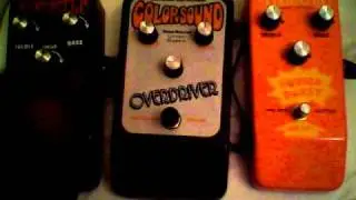 Colorsound PowerBoost vs vintage Colorsound Overdriver vs Colorsound Overdriver