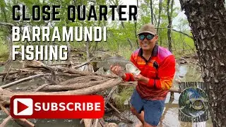 Epic Close Quarter Barramundi Fishing
