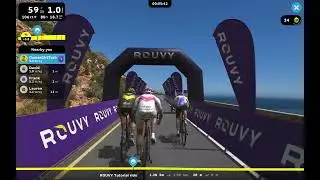 1st ride on ROUVY The Indoor Cycling Reality App: Tutorial Ride Full Gameplay Video - South Africa