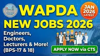 WAPDA Jobs 2026 | New Job Opportunities in WAPDA | How to Apply Online (Step-by-Step)