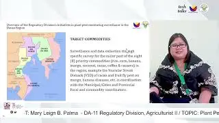 Plant Pest Monitoring and Surveillance 