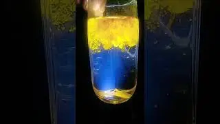 magic science fun #experiment #science #chemistry #fun  beautiful #glowinthedark