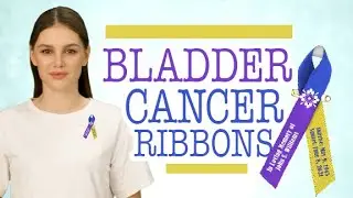 Bladder Cancer Ribbon - Bladder Awareness Ribbons - The Funeral Program Site