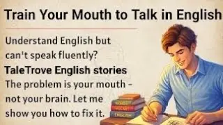 Train Your Mouth to Talk in English || Stop Studying, Start Speaking || TaleTrove English stories