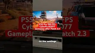 CyberPunk2077 120FPS PS5 Pro Gameplay after Patch 2.3! #ps5pro #gaming #cyberpunk2077 #oled #update