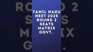 Tamil Nadu MBBS Govt College Vacancy 2025: Government Quota Seats Update