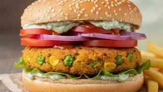 Veg burger 🍔 tikki kaise banay ( how to make veg tikki)