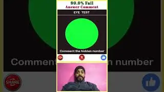 EYE 👀 TEST #ytshorts #reaction #photochallenge