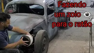 como fazer o farol de fusca hotrod