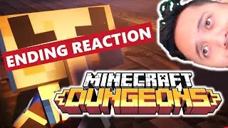 ENDING REACTION MINECRAFT DUNGEONS Showing How To Beat Arch Illager Final Stage Boss Fight Gameplay