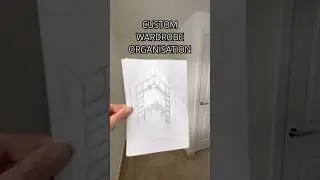 Organising DIY Wardrobes | Custom Closet Design 👕👖👟#wardrobeorganisation #customcloset #diycloset