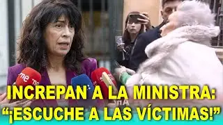 Una se&ntilde;ora INCREPA a la ministra Ana Redondo: 