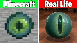 Real Life vs Minecraft | Realistic Minecraft, Water, Lava, Slime, Fire, Villager #533