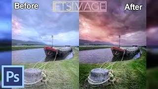 How to Use Photoshop to Color a Sky - Example: Tied To No End