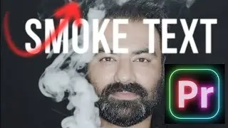 Create CINEMATIC SMOKE TEXT in Premiere Pro Without Plugins??