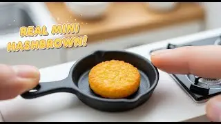Tiny HASHBROWN Perfection! 🥔 | Mini Kitchen TOYS Cooking REAL FOOD | Miniature Cooking ASMR