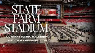 State Farm Stadium Company Picnic Walk-Through | Multi-Zone 1,200 Guest Event Build | Glendale AZ